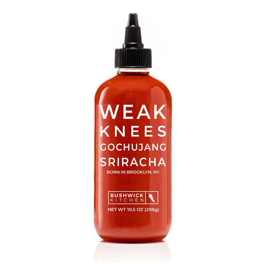 Weak Knees Gochujang Sriracha - Honest Counter Sriracha Selection
